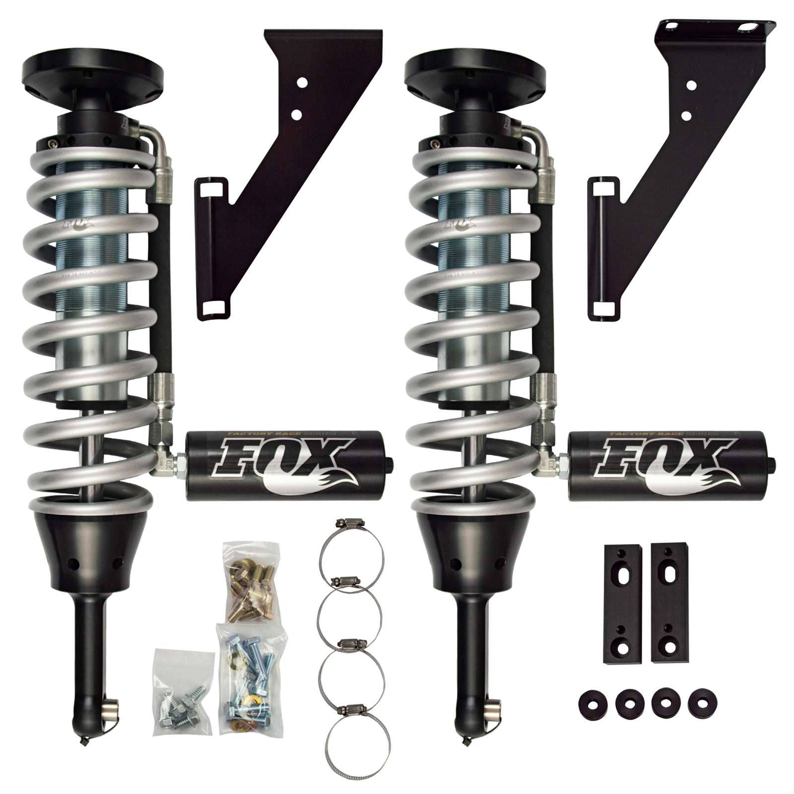 Fox 2.5 Factory Series Coilovers w/ Reservoir Front Pair for 2007-2014  Toyota FJ Cruiser 4WD RWD w/0-3