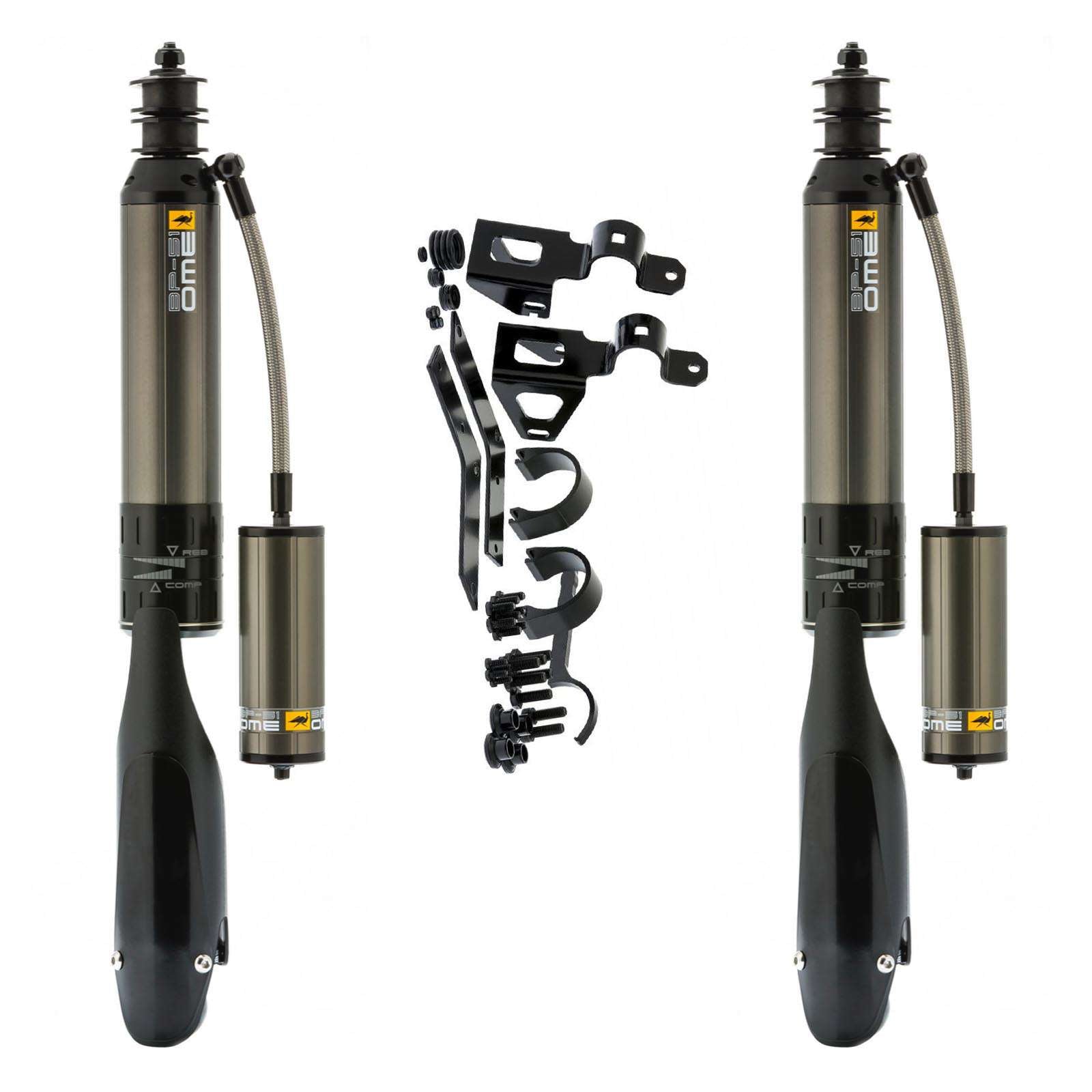 Old Man Emu BP-51 Internal Bypass Reservoir Shocks Rear Pair for 2010-2024  Toyota 4Runner