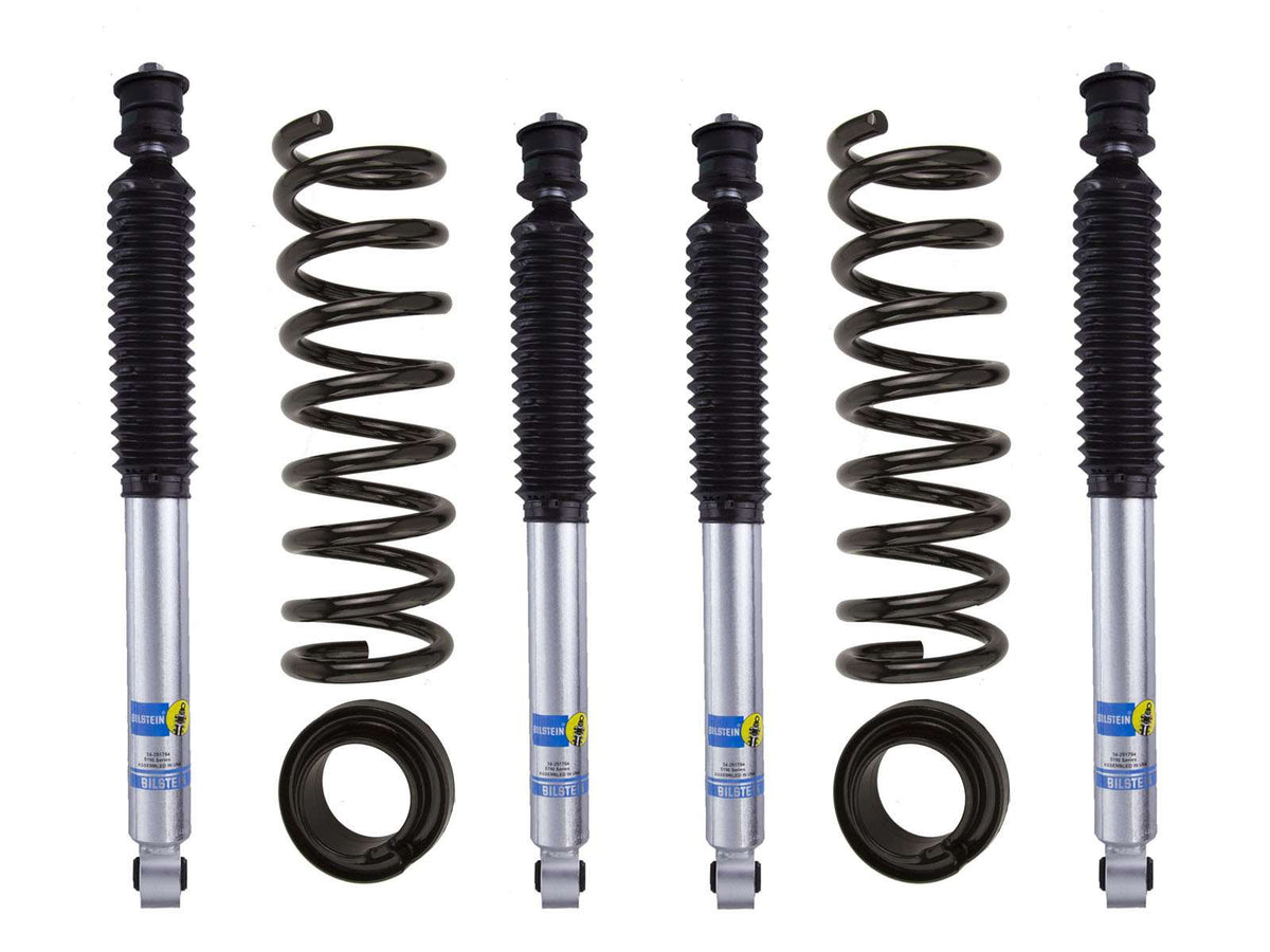 Bilstein 5112 Leveling Kit+Rear 5100 Shocks for 14-22 2500 4WD 2.3