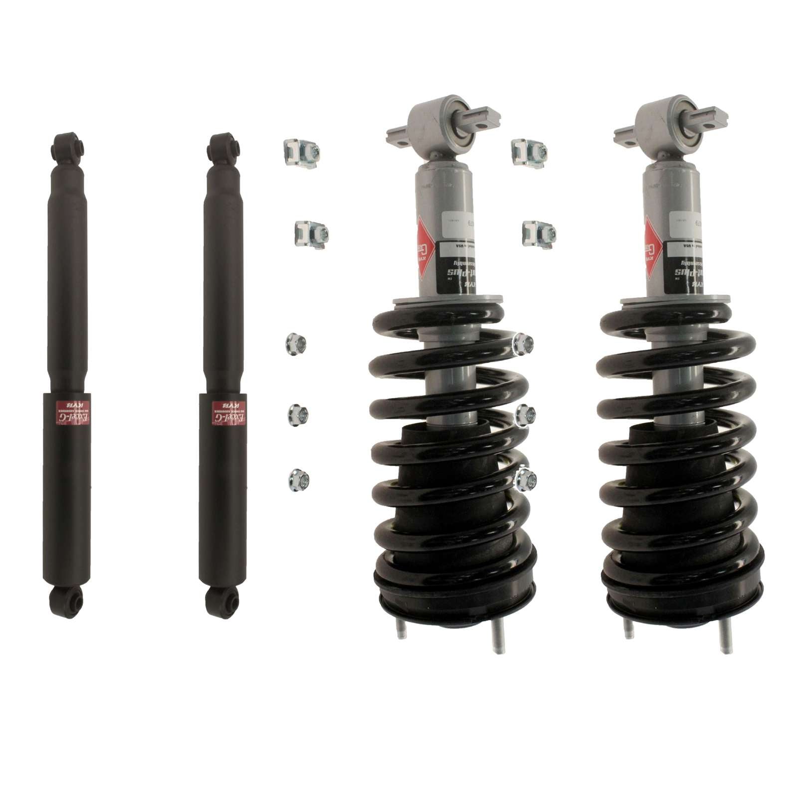 KYB Strut Plus Shocks&Spring Assembly+Rear Excel-G Shocks for 07