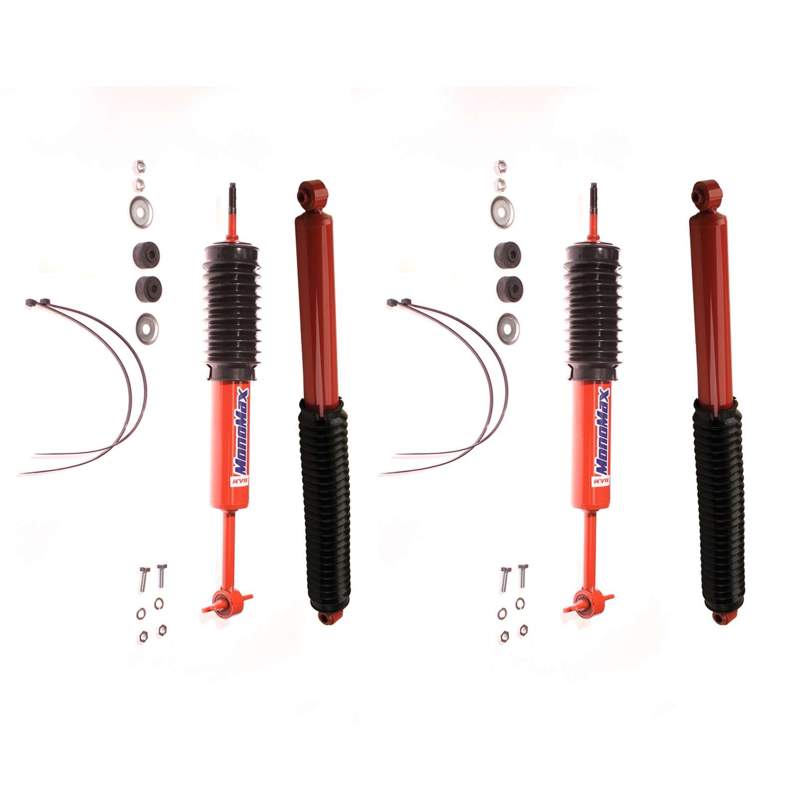 KYB Monomax Monotube Gas Shocks Set for 1998-2011 Ford Ranger 4WD w/Torsion