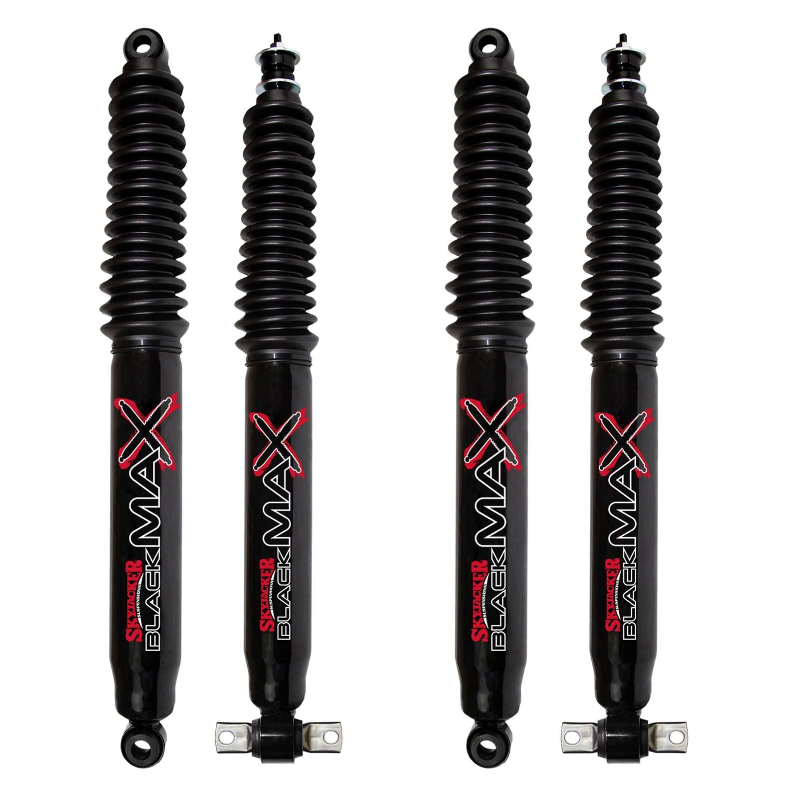 Skyjacker Black MAX Hydro Shocks Set for 2003-2011 Dodge Ram 3500 4WD  w/1-2.5