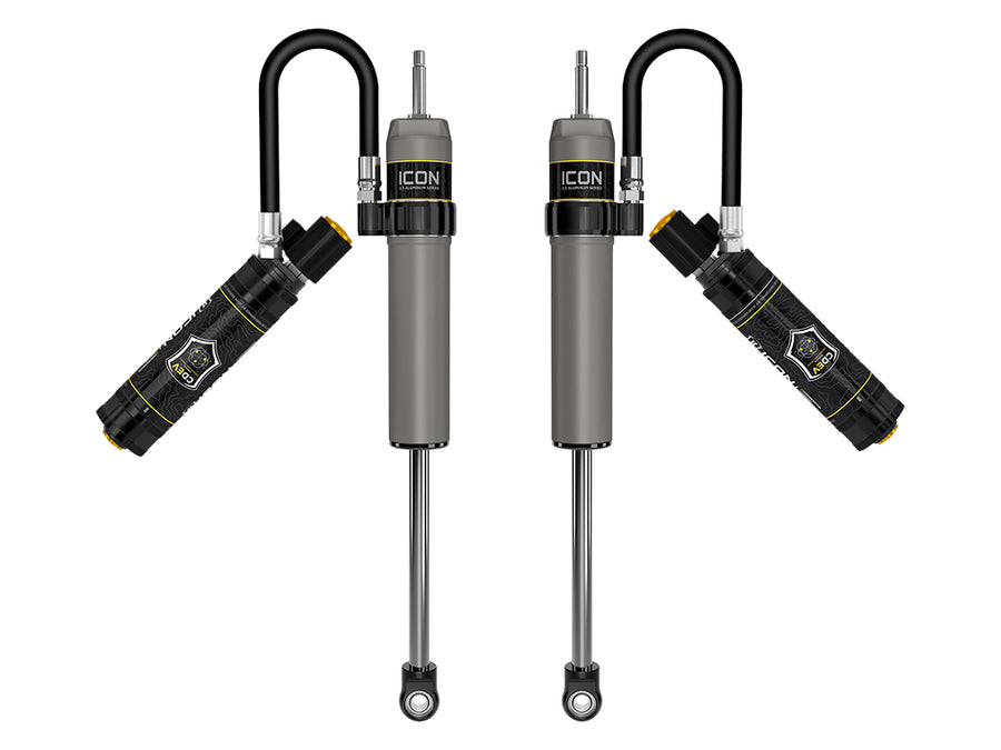 Icon 2.5 Remote Reservoir Shocks Front Pair for 2014 Ram 2500