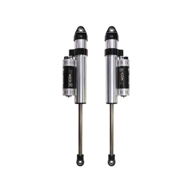 Icon 2.5 Piggyback Reservoir CDCV Shocks Pair for 2011-2013 Ram 2500 w/2-3" lift