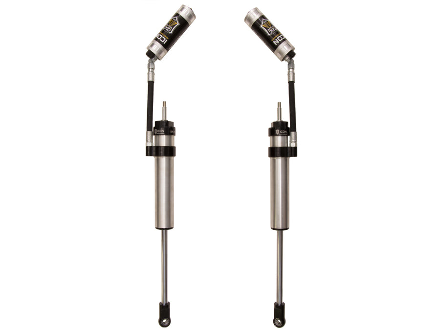 Icon 2.5 Remote Reservoir CDCV Shocks Pair for 2013-2022 Ram 3500 4WD w/2.5" lift