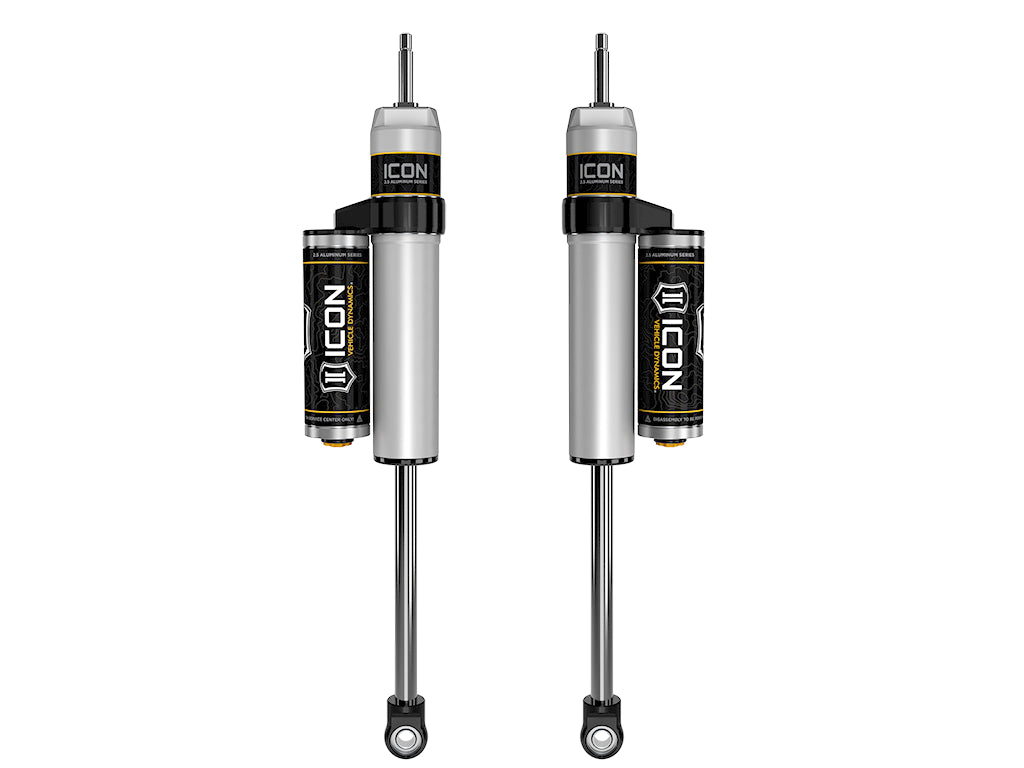 Icon 2.5 Piggyback Reservoir Shocks Rear Pair for 2019-2022 Ram 1500 w