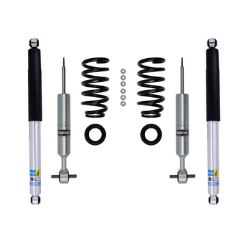 Bilstein 6112 Strut & Spring + Rear 5100 Shocks Set for 2019-2024 Chevrolet Silverado 1500 Trail Boss 4WD w/0-1.2" lift