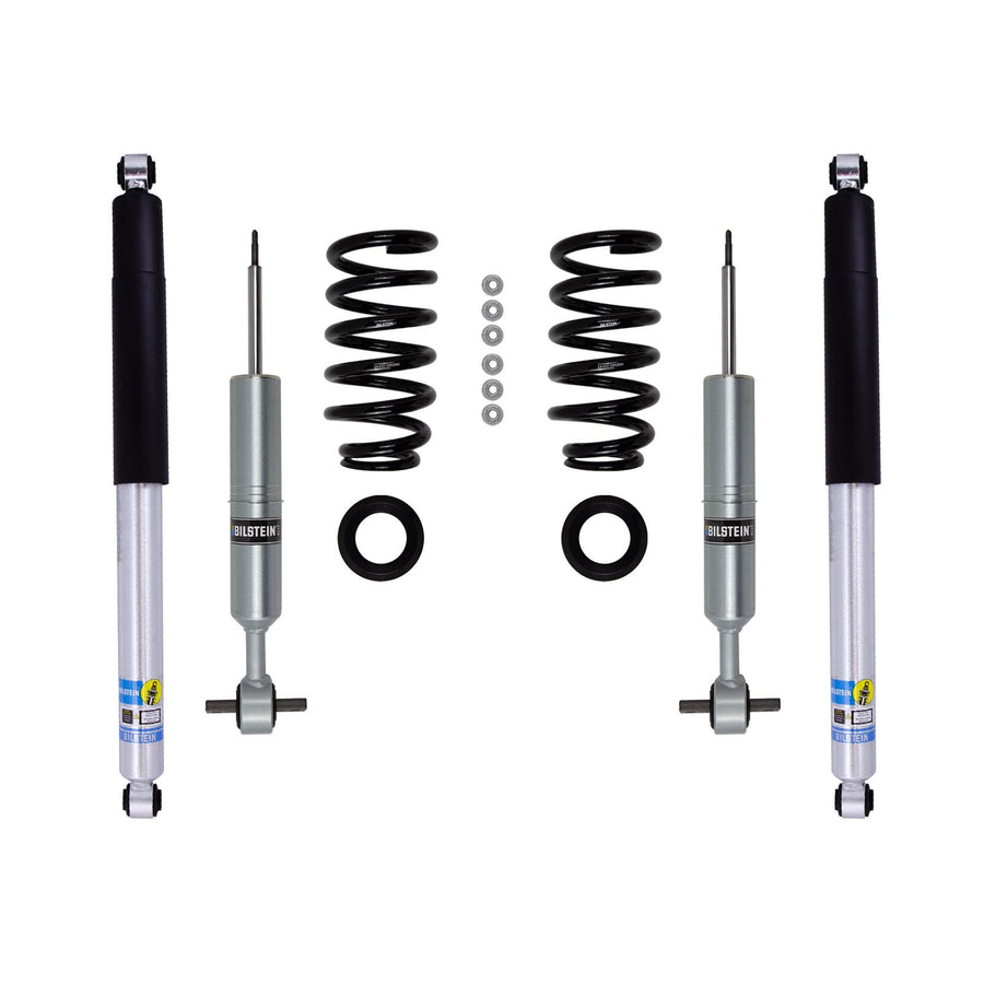 Bilstein 6112 Strut & Spring + Rear 5100 Shocks Set for 2019-2024 Chevrolet Silverado 1500 Trail Boss 4WD w/0-1.2" lift