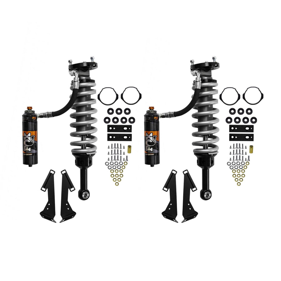 Fox 2.5 Performance Elite Adjustable Coilover w/ Reservoir Front Pair for 2005-2023 Toyota Tacoma 4WD RWD w/3" lift w/UCA