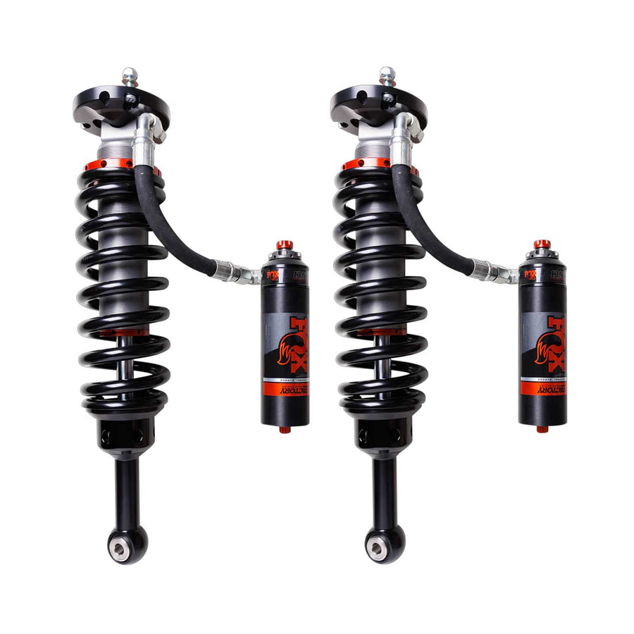 Fox 2.5 Factory Race Series Internal Bypass w/ DSC Coilovers Front Pair for 2016-2023 Toyota Tacoma 4WD RWD w/1-2" lift