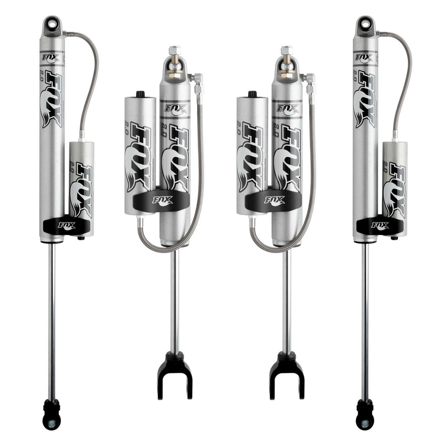 Fox 2.0 Performance Series Shocks w/ Reservoir Set for 2011-2019 Chevrolet Silverado 3500 HD 4WD RWD