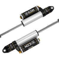 Icon 2.5 Piggyback Reservoir Shocks Front Pair for 1998-2007 Ford F250 Super Duty 4WD