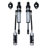 Icon 0-2" 2.5 Remote Reservoir Shocks System w/ UCA Kit for 2011-2019 Chevrolet Silverado 2500 HD 4WD RWD