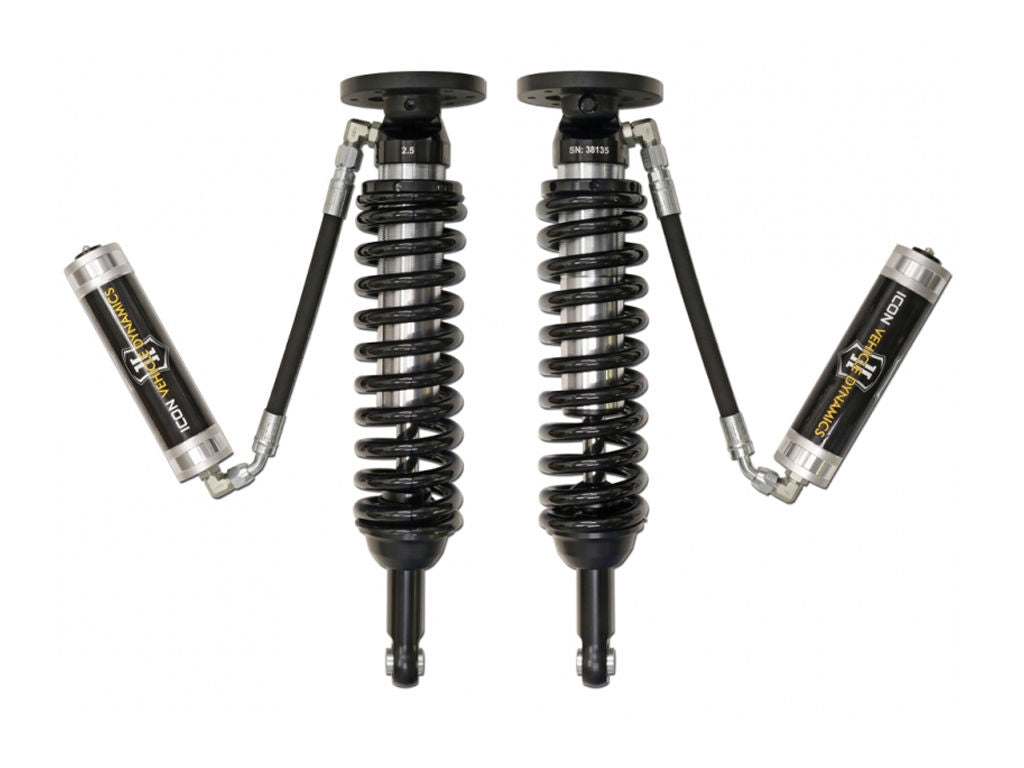 Icon 2.5 Res Coilovers Ext Travel Front for 05-15 Tacoma 0-3 lift