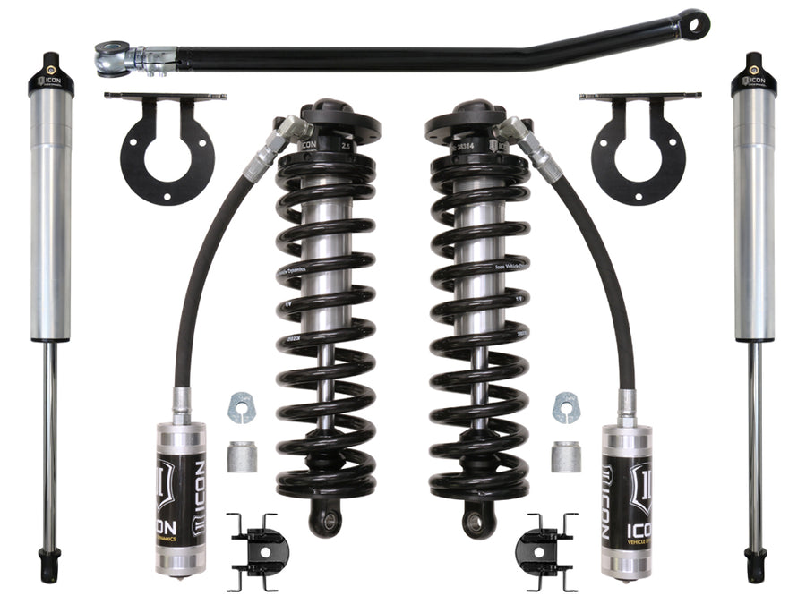 Icon 2.5-3" Coilover Conversion System Stage 2 Kit for 2005-2016 Ford F250 Super Duty 4WD