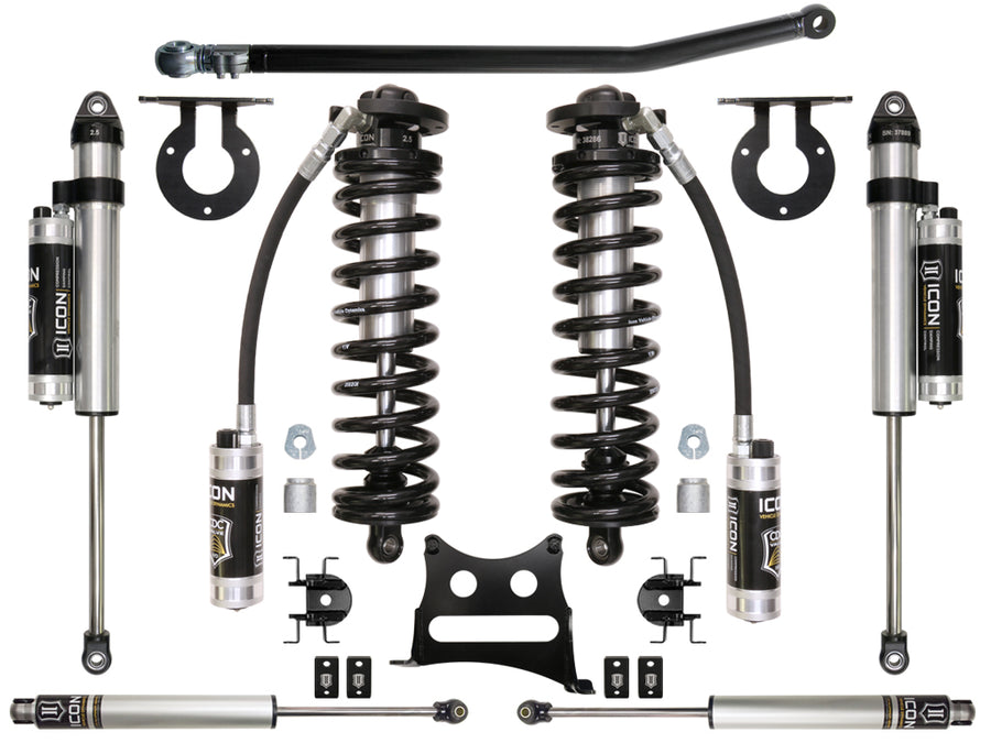 Icon 2.5-3" Coilover Conversion System Stage 4 Kit for 2005-2016 Ford F350 Super Duty 4WD