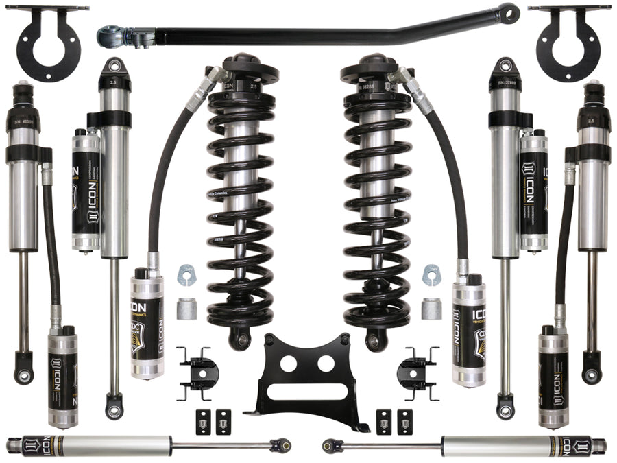 Icon 2.5-3" Coilover Conversion System Stage 5 Kit for 2005-2016 Ford F350 Super Duty 4WD