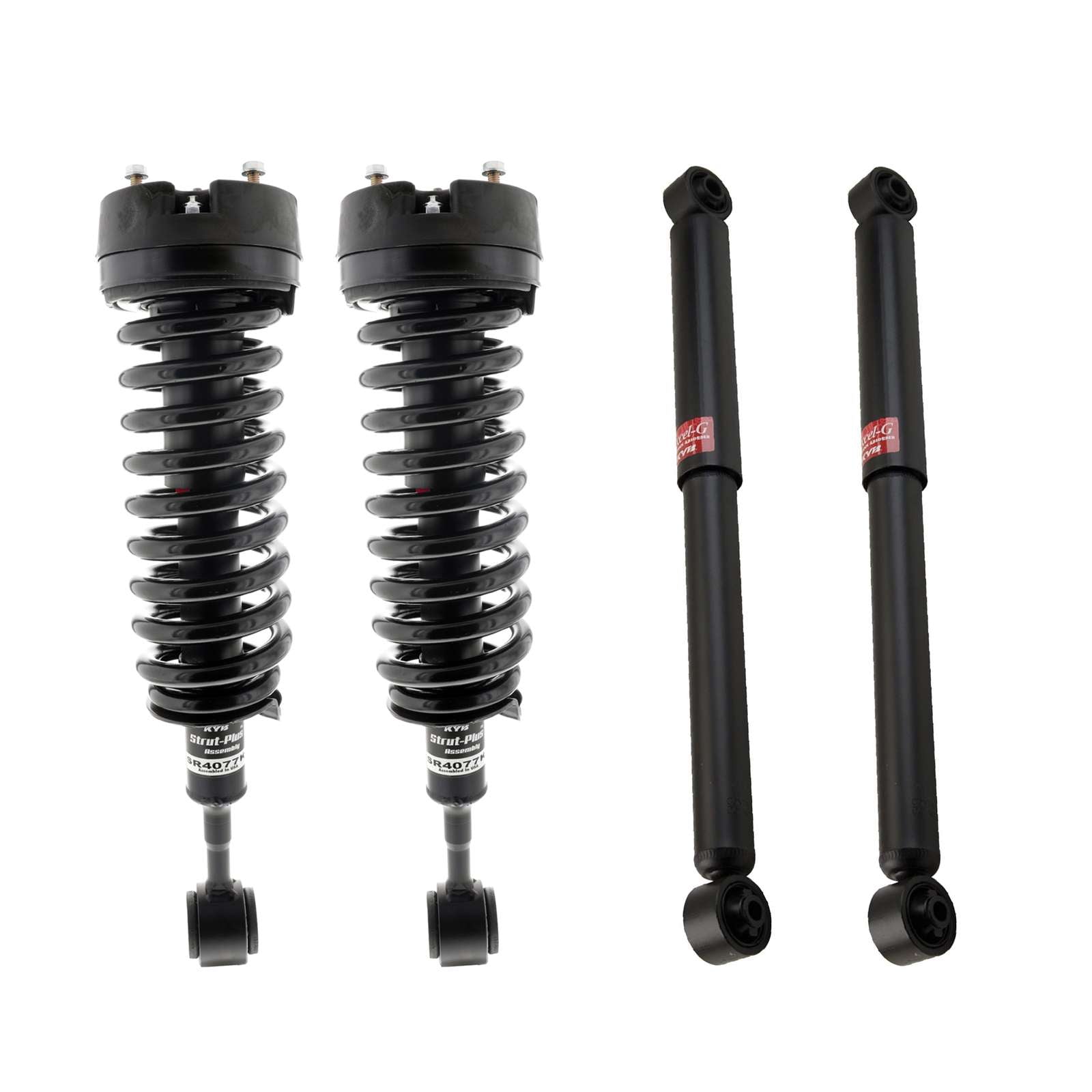 KYB Truck Plus Shocks&Spring Assembly+Rear Excel-G Shocks for 04-08 ...