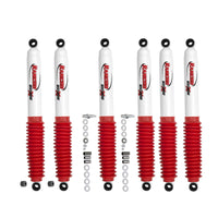 Rancho RS5000X Gas Shocks Set of 6 for 1981-1991 Chevrolet Blazer 4WD w/2.5-4" lift Quad Front