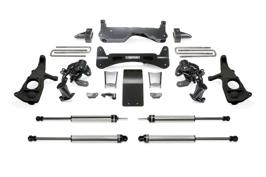 Fabtech 6" RTS System w/Dirt Logic Shocks Kit for 2011-2019 GMC Sierra 2500 HD 4WD RWD w/6" lift