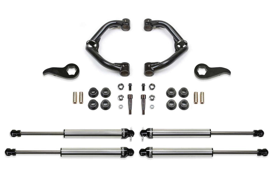 Fabtech 3.5" Uniball UCA Lift Kit w/Dirt Logic 2.25 Shocks for 2020-2024 Chevrolet Silverado 3500 HD 4WD w/3.5" lift