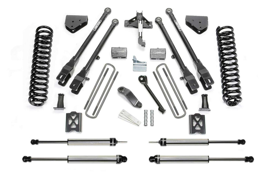 Fabtech 6" 4 Link System w/Dirt Logic Shocks Kit for 1999-2004 Ford F250 Super Duty 4WD w/6" lift