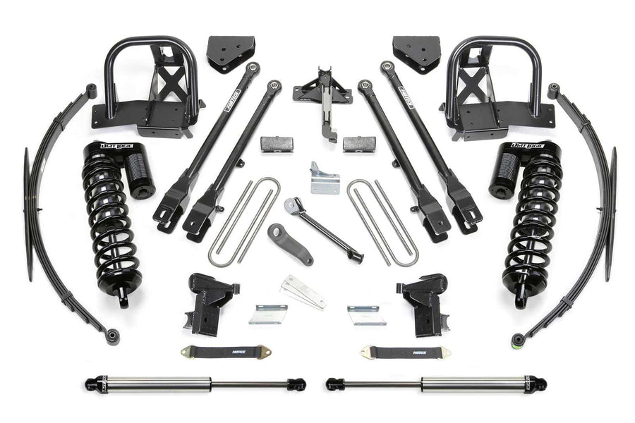 Fabtech 10" 4 Link System w/Dirt Logic 4.0 Coilovers & Rear 2.25 Shocks Kit for 2008-2016 Ford F350 Super Duty 4WD