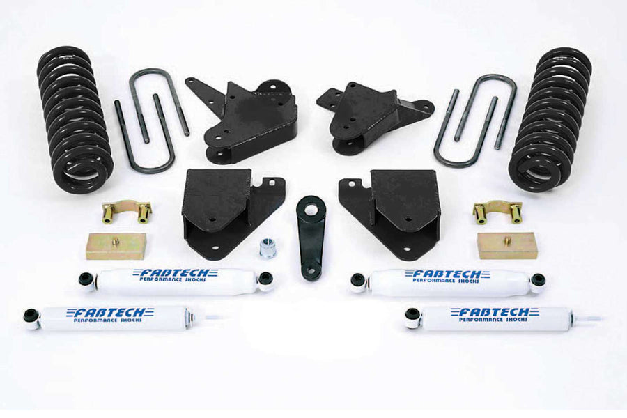 Fabtech 6" Basic System w/Performance Shocks Kit for 1999-2014 Ford F350 Super Duty RWD w/6" lift