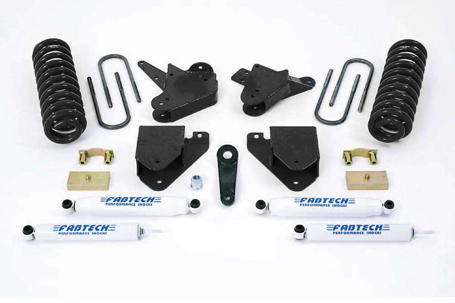 Fabtech 6" Basic System w/Performance Shocks Kit for 1999-2014 Ford F350 Super Duty RWD w/6" lift