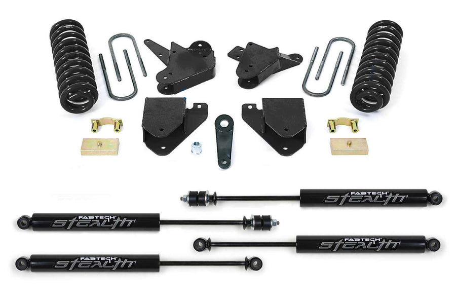 Fabtech 6" Basic System w/Stealth Shocks Kit for 1999-2014 Ford F350 Super Duty RWD w/6" lift