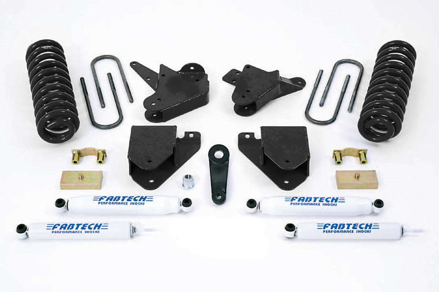 Fabtech 6" Basic System w/Performance Shocks Kit for 1999-2014 Ford F350 Super Duty RWD w/6" lift