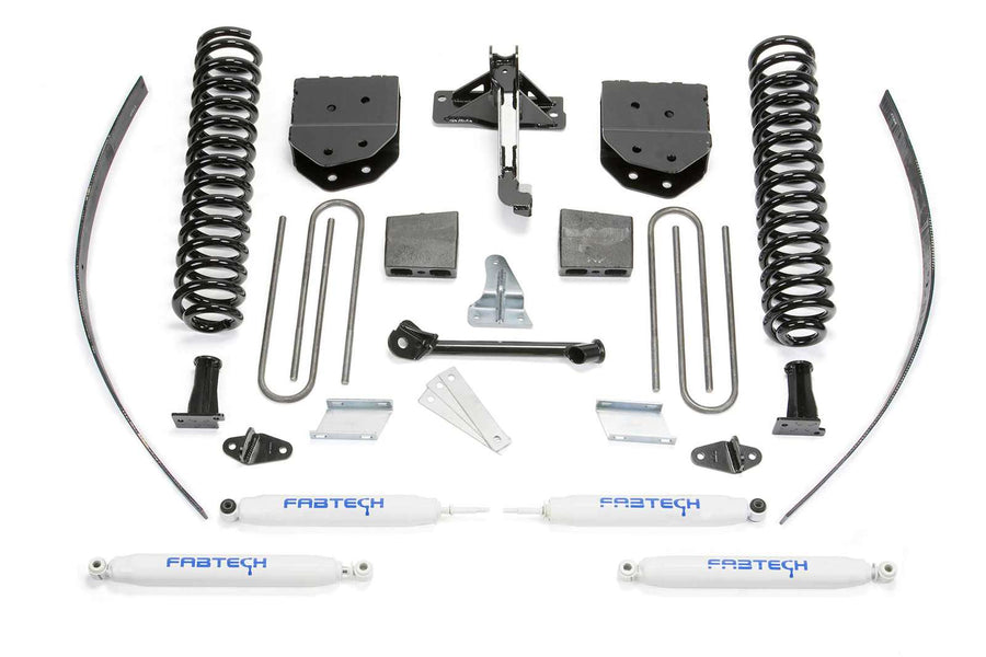 Fabtech 8" Basic System w/Performance Shocks Kit for 2008-2016 Ford F250 Super Duty 4WD w/8.0" lift