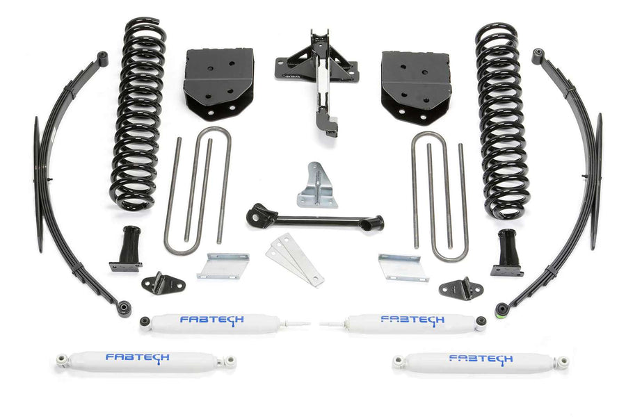 Fabtech 8" Basic System w/Performance Shocks Kit for 2008-2016 Ford F250 Super Duty 4WD w/8.0" lift