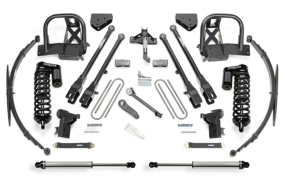 Fabtech 10" 4 Link System w/Dirt Logic 4.0 Coilovers & Rear 2.25 Shocks Kit for 2008-2016 Ford F350 Super Duty 4WD