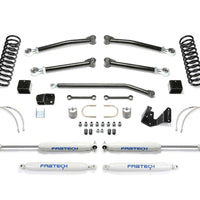 Fabtech 3" Trail 2 System w/Performance Shocks Kit for 2007-2018 Jeep Wrangler JK 4WD w/3" lift