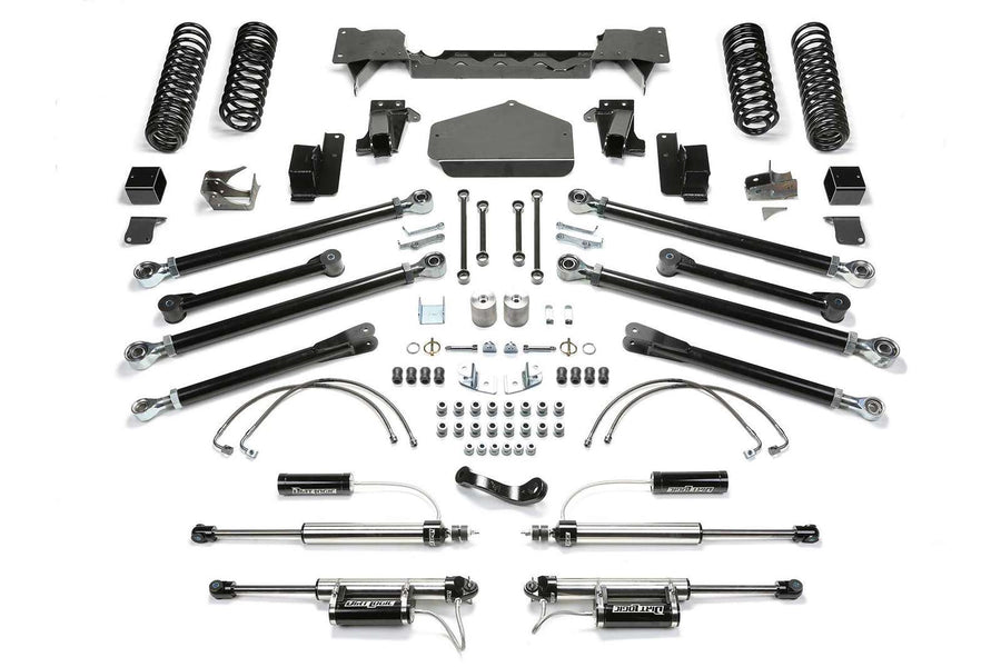 Fabtech 5" Crawler Long Travel System w/Dirt Logic 2.25 Shocks w/Reservoir Kit for 2007-2018 Jeep Wrangler JK 4WD w/5" lift