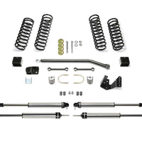 Fabtech 3" Sport 2 System w/Dirt Logic 2.25 Shocks Kit for 2007-2018 Jeep Wrangler JK 4WD w/3" lift