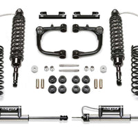 Fabtech 3" Uniball UCA System w/Front Dirt Logic 2.5 Coilovers w/Reservoir & Rear Dirt Logic 2.25 Shocks w/Reservoir Kit for 2010-2024 Toyota 4Runner 4WD w/3" lift