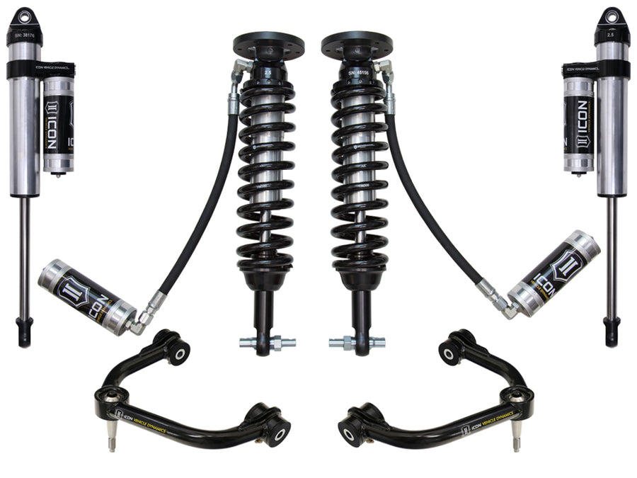 Icon 2-2.63" Suspension System Stage 4 Billet Kit for 2015-2020 Ford F150 4WD