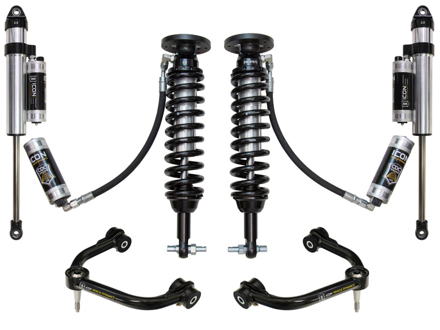 Icon 2-2.63" Suspension System Stage 5 Billet Kit for 2015-2020 Ford F150 4WD