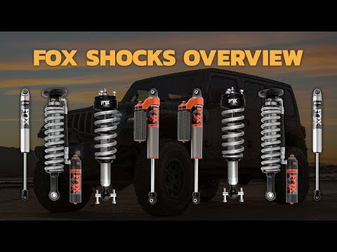 Fox 2.0 Performance Series Shocks Front Pair for 2007-2018 Jeep Wrangler JK 4WD RWD