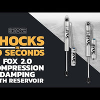 Fox 2.0 Performance Series w/ CD Reservoir Shocks Rear Pair for 2002-2006 Chevrolet Avalanche 2500 4WD RWD