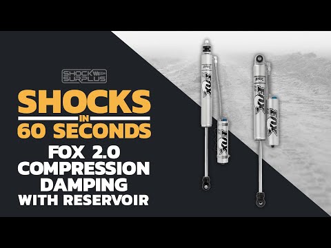 Fox 2.0 Performance Series w/ CD Reservoir Shocks Rear Pair for 2002-2006 Chevrolet Avalanche 2500 4WD RWD