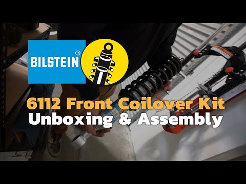 Bilstein 6112 Strut & Spring Assembled + Rear 5100 Shocks Set for 2014-2018 Chevrolet Silverado 1500 4WD RWD V8 Crew Cab