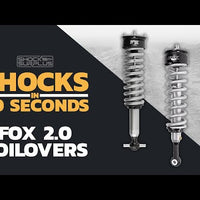 Fox 2.0 Performance Series Coilovers Front Pair for 2007-2009 Toyota FJ Cruiser 4WD RWD