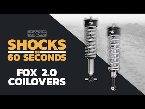 Fox 2.0 Performance Series Coilovers Front Pair for 2007-2009 Toyota FJ Cruiser 4WD RWD