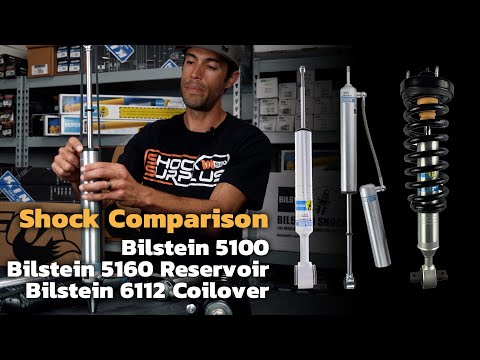 Bilstein 6112 Strut & Spring + Rear 5160 Reservoir Shocks Set for 2010-2024 Toyota 4Runner With KDSS 4WD w/1.7-3.2" lift Front Heavy Load