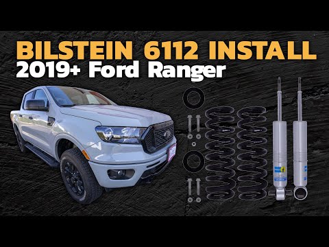 Bilstein 5100 Monotube Adjustable Strut Front Pair for 2019-2023 Ford Ranger 4WD RWD w/0-2.5" lift