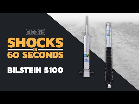 Bilstein 5100 Monotube Shocks Front Pair for 1986 GMC C2500 Suburban RWD w/3-4" lift