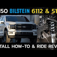 Bilstein 6112 Strut & Spring Assembled + Rear 5100 Shocks Set for 2021-2024 Ford F150 4WD